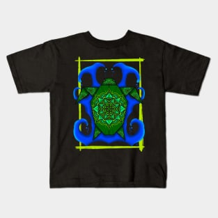 Origami sea turtle Kids T-Shirt